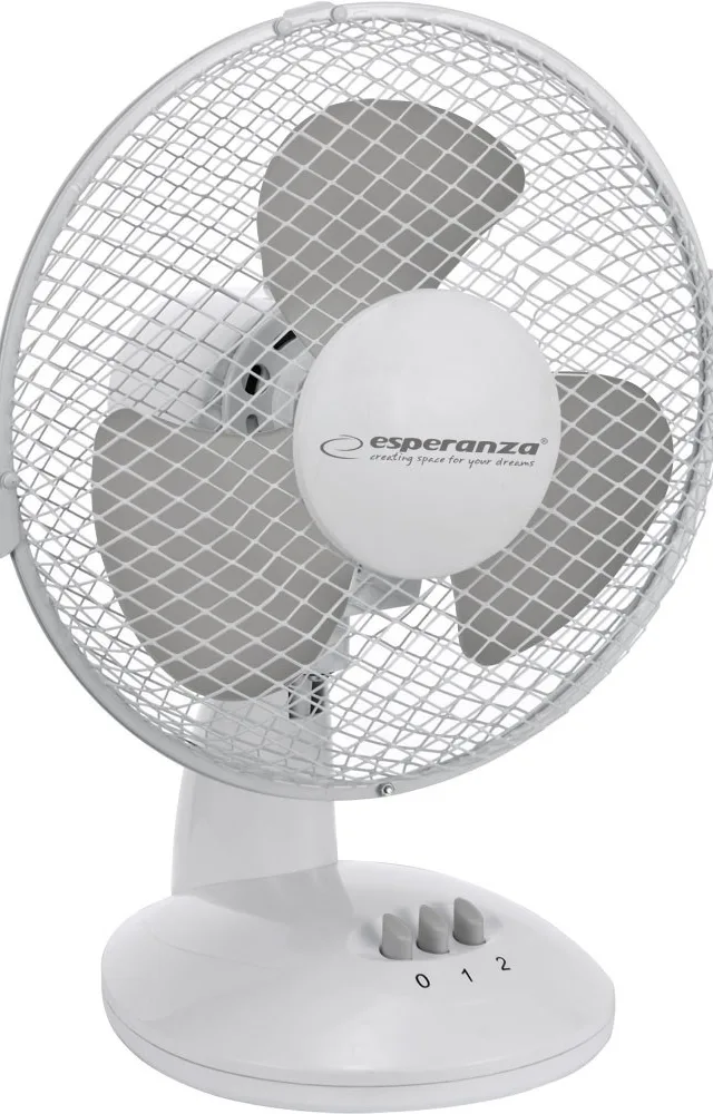 Desktop Fan 9 Esperanza EHF004WE ZEPHYR White-Gray