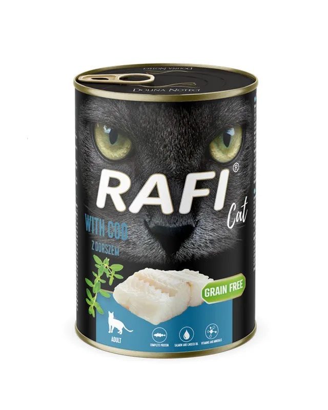RAFI Cat Adult With Cod - Wet Cat Food - 400g