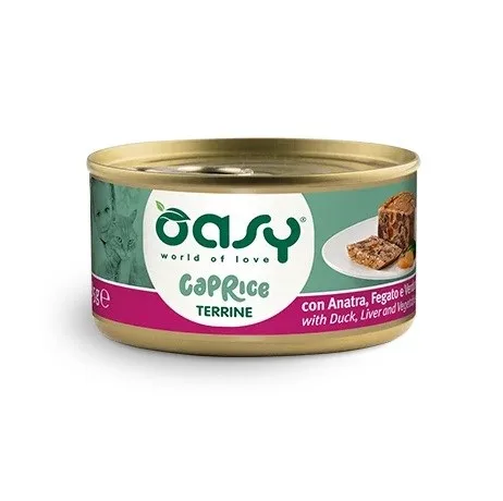 OASY Caprice Terrine With Duck Liver And Vegetables - Wet Cat Food - 85g