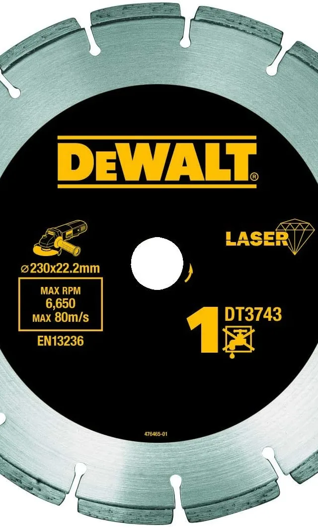 DeWALT DT3743-XJ angle grinder accessory Cutting disc
