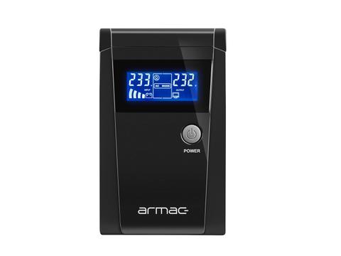Armac O/650F/LCD uninterruptible power supply (UPS) Line-Interactive 0.65 kVA 2 AC outlet(s)