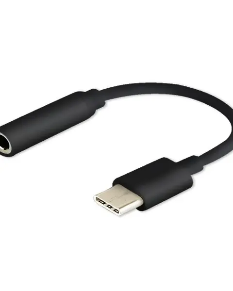 Savio AK-35/B cable gender changer USB Type 3.1 C Jack 3.5mm Black