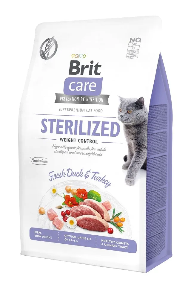 BRIT Care Grain-Free Sterilized Weight Control - Dry Cat Food - 2 Kg