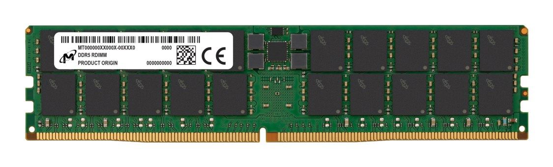 Micron MTC40F2046S1RC64BR memory module 64 GB 1 x 64 GB DDR5 288-pin DIMM ECC