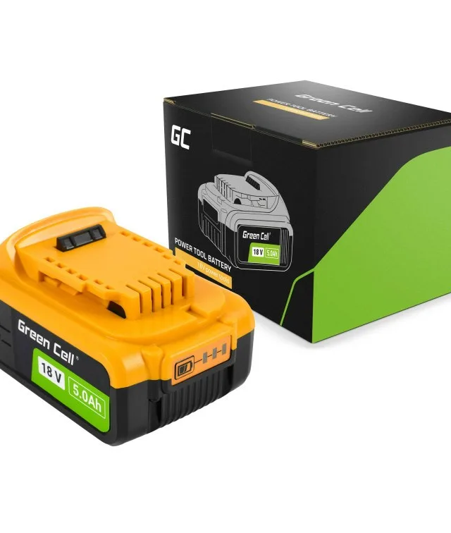 Green Cell Battery For DeWalt XR 18V 5Ah Power Tool Battery DCB184