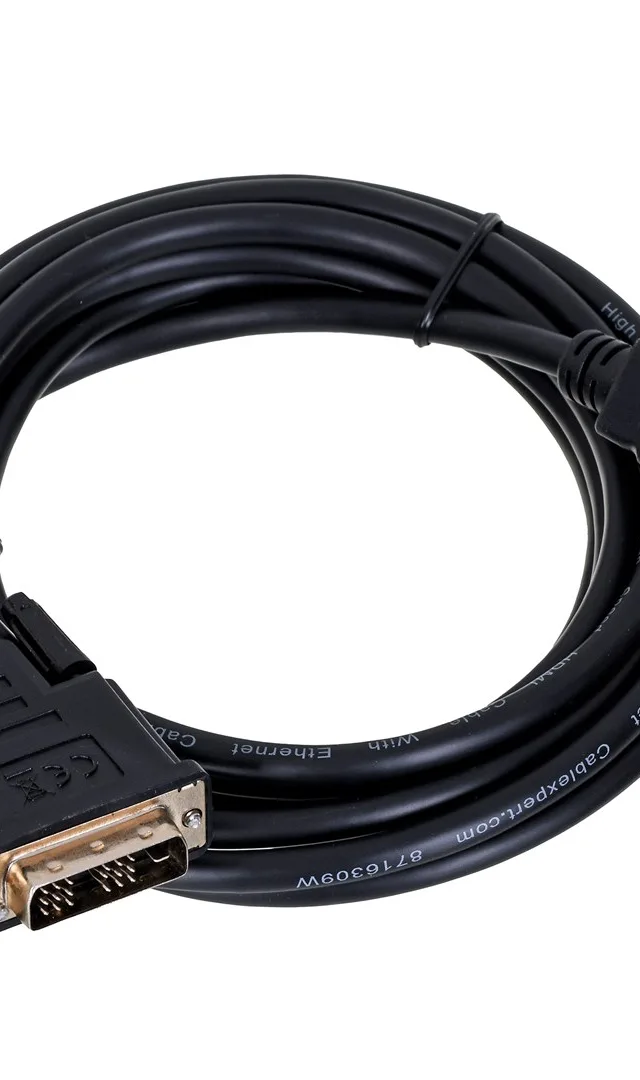 Gembird 3m, HDMI/DVI, M/M DVI-D Black