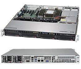 Supermicro SuperServer 5019P-MTR Intel C622 LGA 3647 (Socket P) Rack (1U) Black