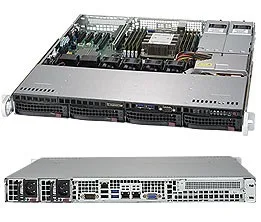 Supermicro SuperServer 5019P-MTR Intel C622 LGA 3647 (Socket P) Rack (1U) Black