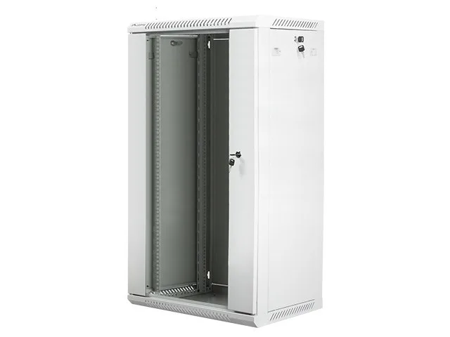 Lanberg Wall mounting rack cabinet 19'' 22U 600x450mm Grey