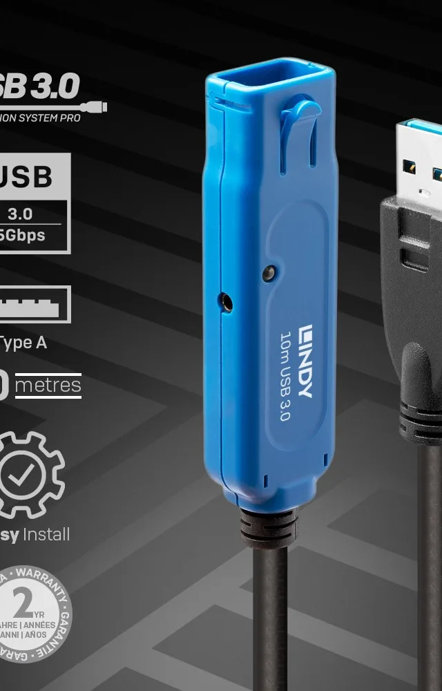 Lindy 8m USB 3.0 Active Extension Pro