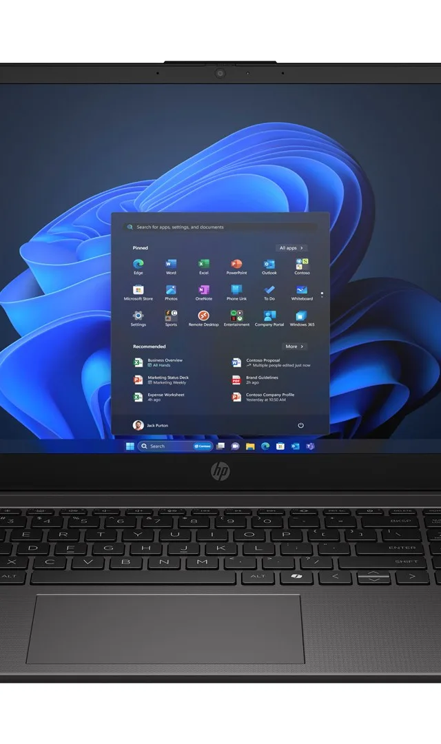 HP 255R 15.6" G10 notebook PC, AMD Ryzen™ 7 7735U, Full HD, 16 GB DDR5-SDRAM, 512 GB SSD, Wi-Fi 6 (802.11ax), Windows 11 Pro, black