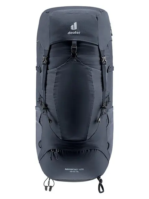 Deuter Aircontact Lite 45 10 SL Women'S Hiking Backpack Black