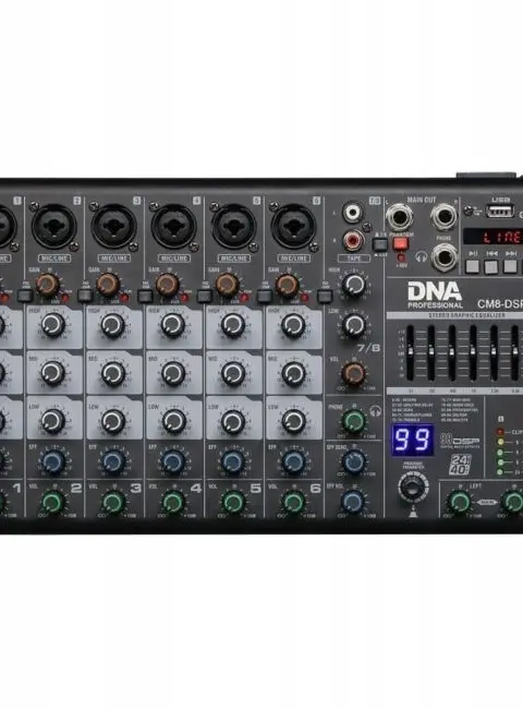 DNA CM8-DSP - USB Audio Mixer With MP3 Player