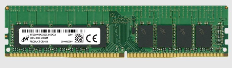 Micron MTA18ASF2G72AZ-2G6E2R memory module 16 GB 1 x 16 GB DDR4 288-pin DIMM ECC