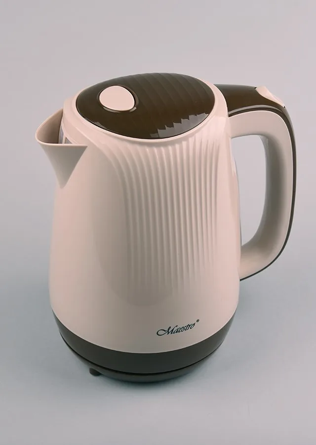Feel-Maestro MR042 Beige Electric Kettle 1.7 L Beige Brown 2200 W