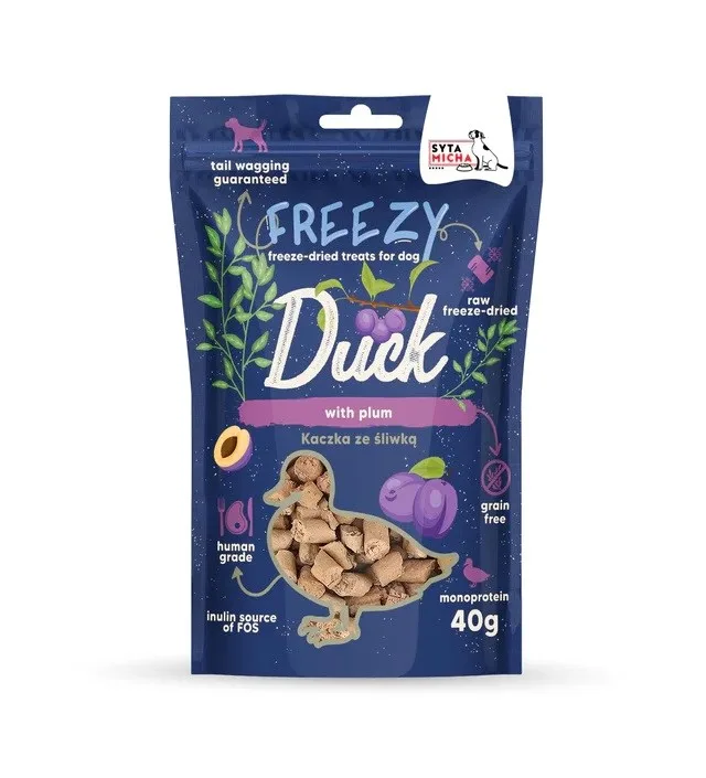 SYTA MICHA Freezy Duck With Plum - Dog Treat - 40g