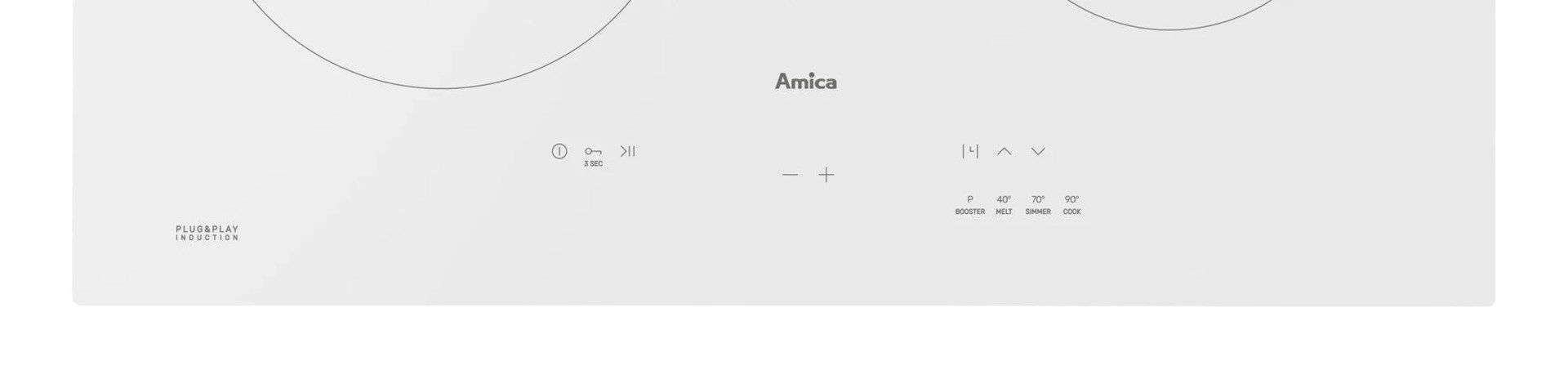 Induction Cooktop Amica PIDH6140PHTULN 3.0 White