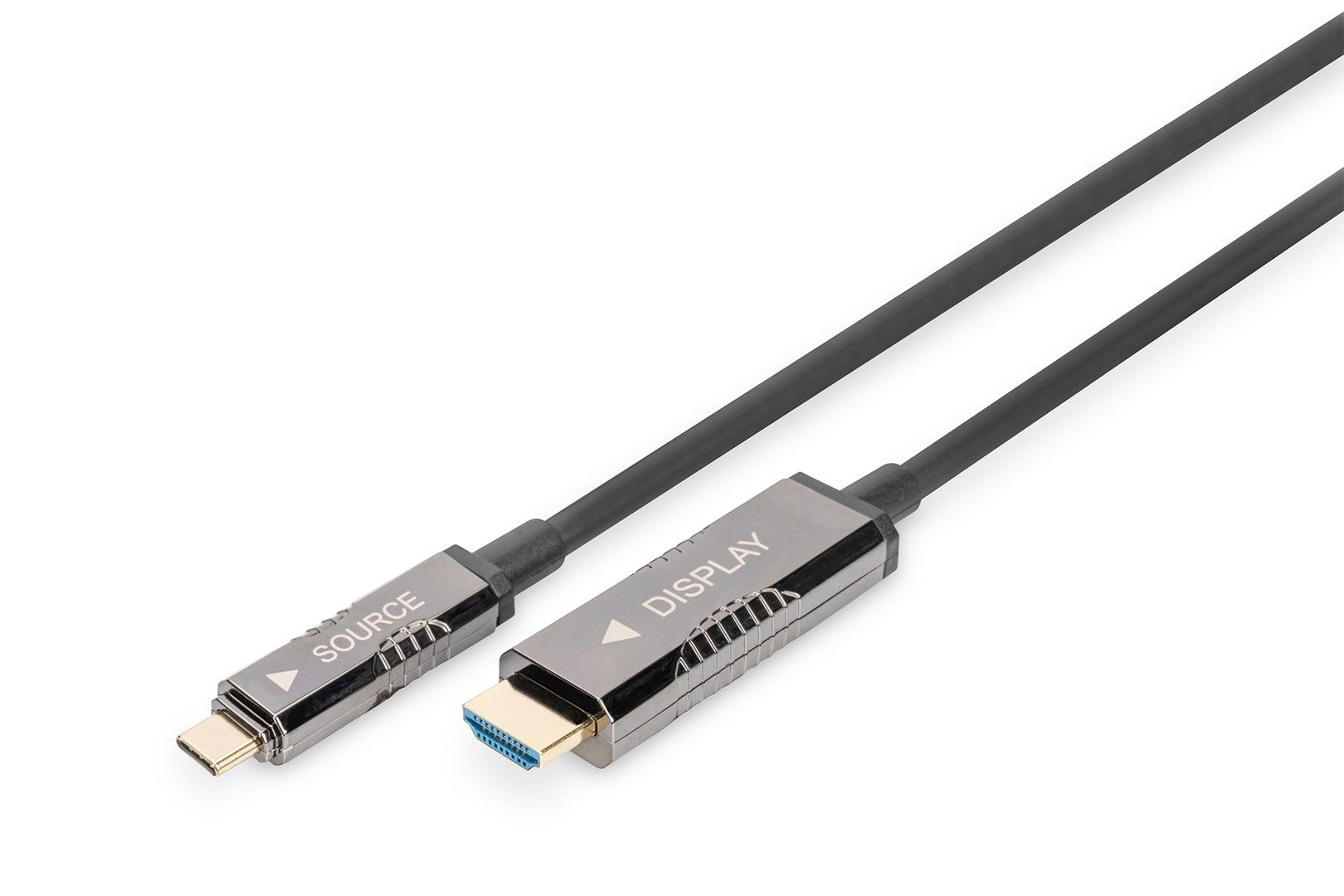 Digitus USB-C - HDMI AOC adapter cable, UHD 4K / 60 Hz, 20m