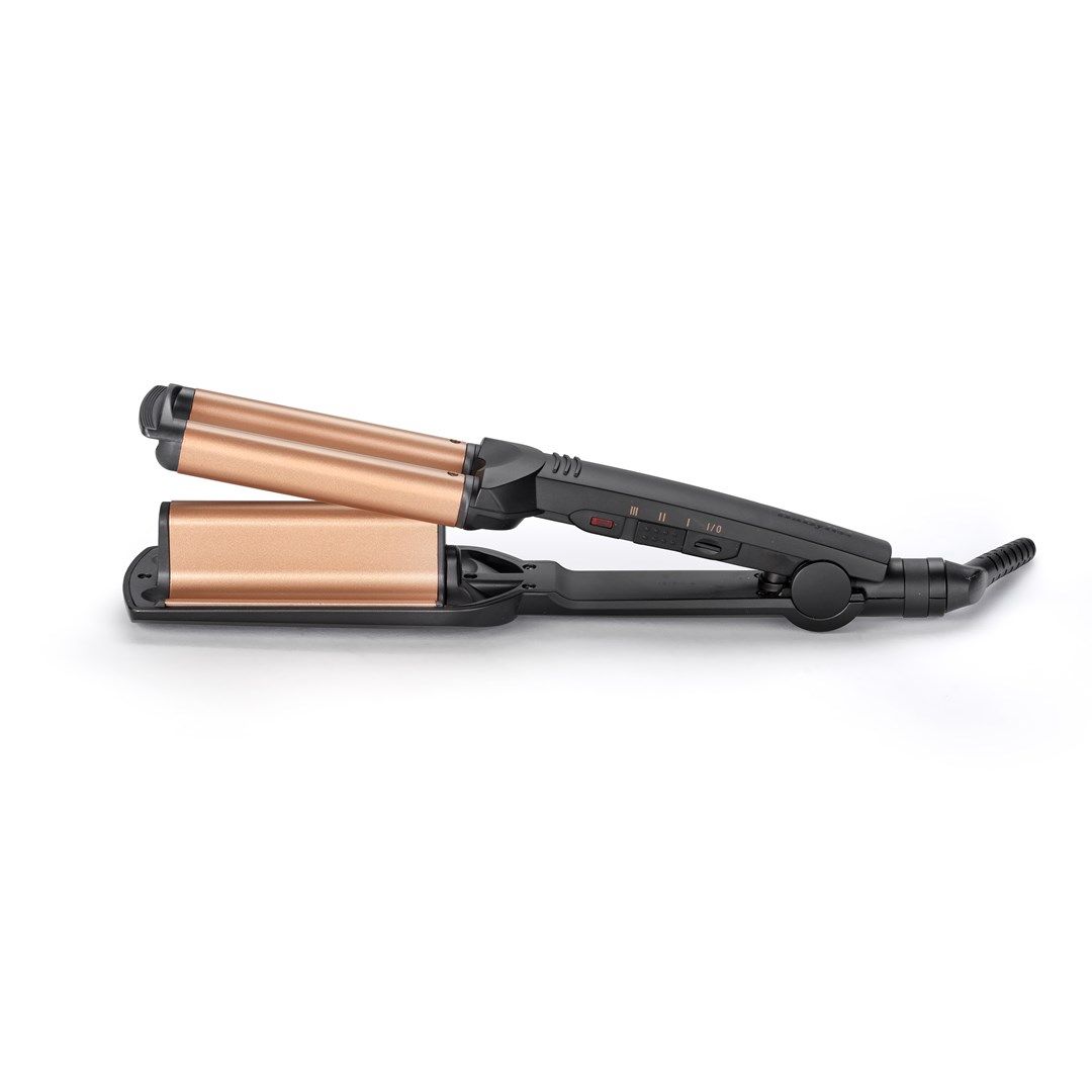 BaByliss Deep Waves Curling Iron Warm Black Orange 98.4 (2.5 M)