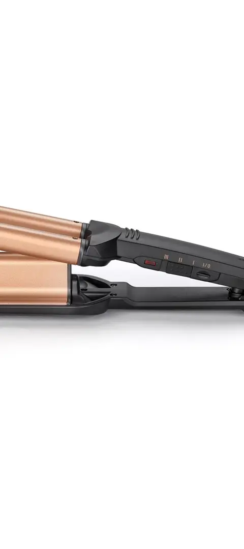 BaByliss Deep Waves Curling Iron Warm Black Orange 98.4 (2.5 M)