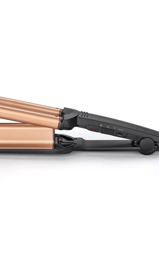BaByliss Deep Waves Curling Iron Warm Black Orange 98.4 (2.5 M)