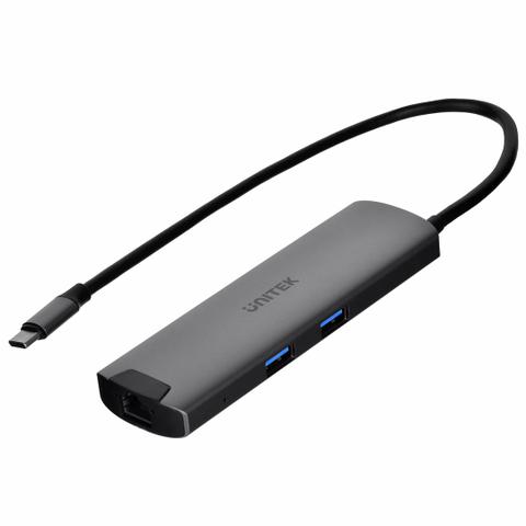 UNITEK H1112F interface hub USB 3.2 Gen 1 (3.1 Gen 1) Type-C 5000 Mbit/s Grey