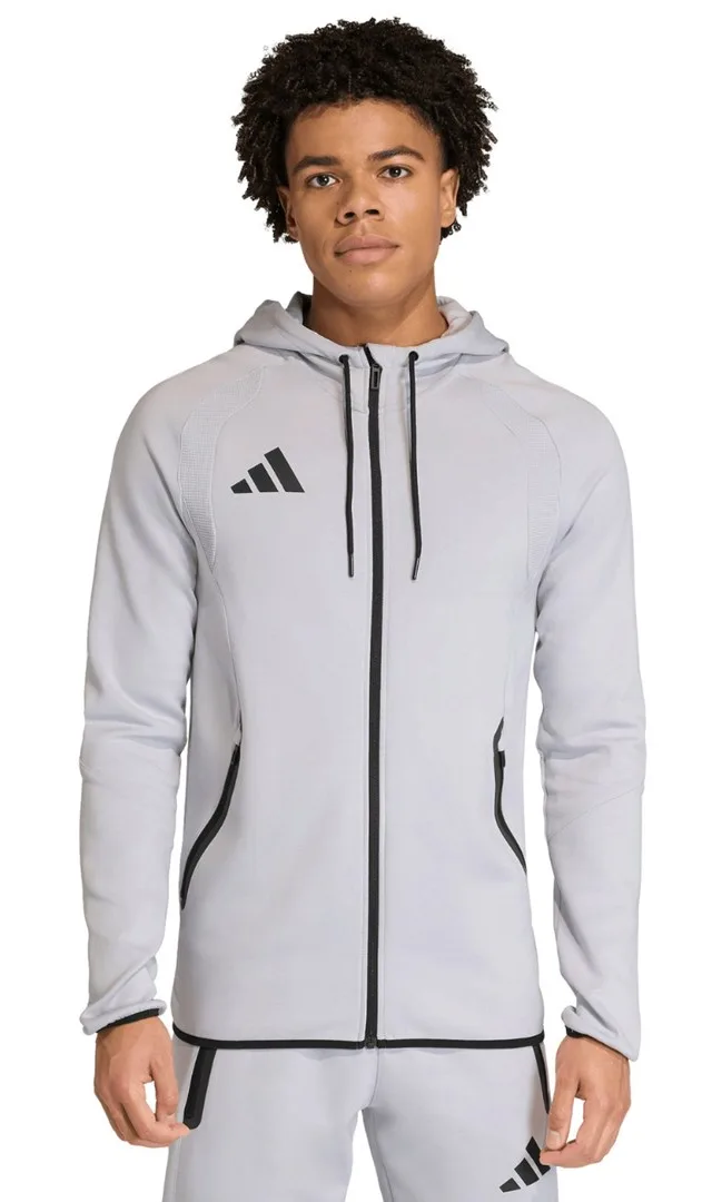 Bluza męska adidas Tiro 26 Travel Sweat Hoodie szara KF6077 S