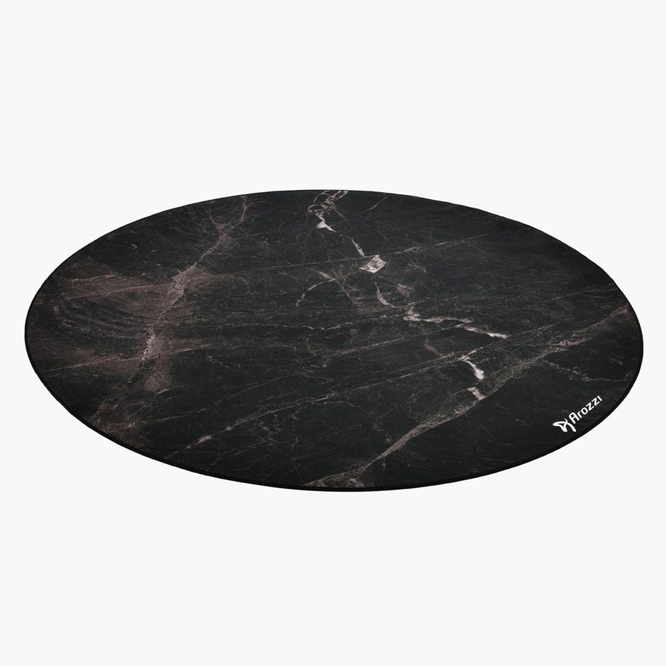Arozzi Zona Round Floor Pad | Black Marble