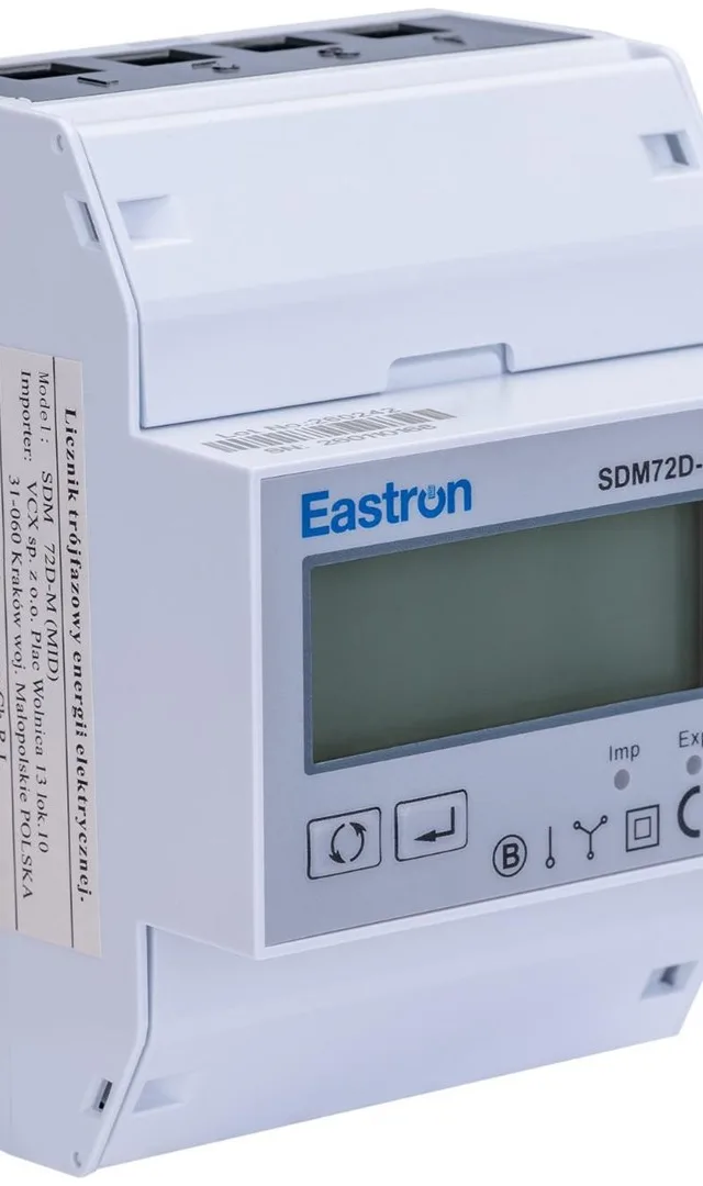 Licznik energii trójfazowy SDM 72 DM MID Modbus