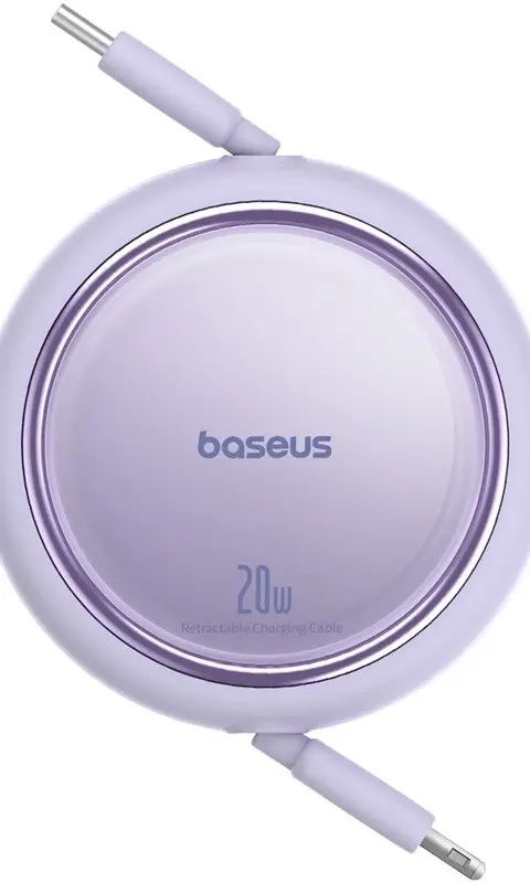 Baseus Free2Pull USB-C To Lightning Cable - 1m Purple