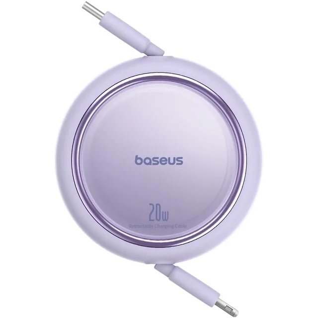 Baseus Free2Pull USB-C To Lightning Cable - 1m Purple
