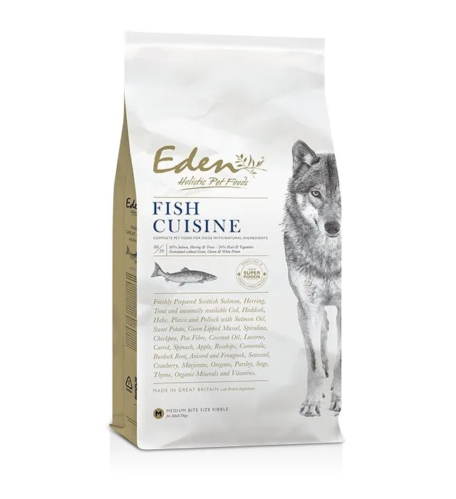 EDEN 80/20 Fish Cuisine Medium Large - Dry Dog Food - 12kg