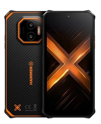 HAMMER Energy X2 5G 6/128 GB 15.5 cm (6.1") Dual SIM Android 15 USB Type-C 6 GB 5000 mAh Black, Orange