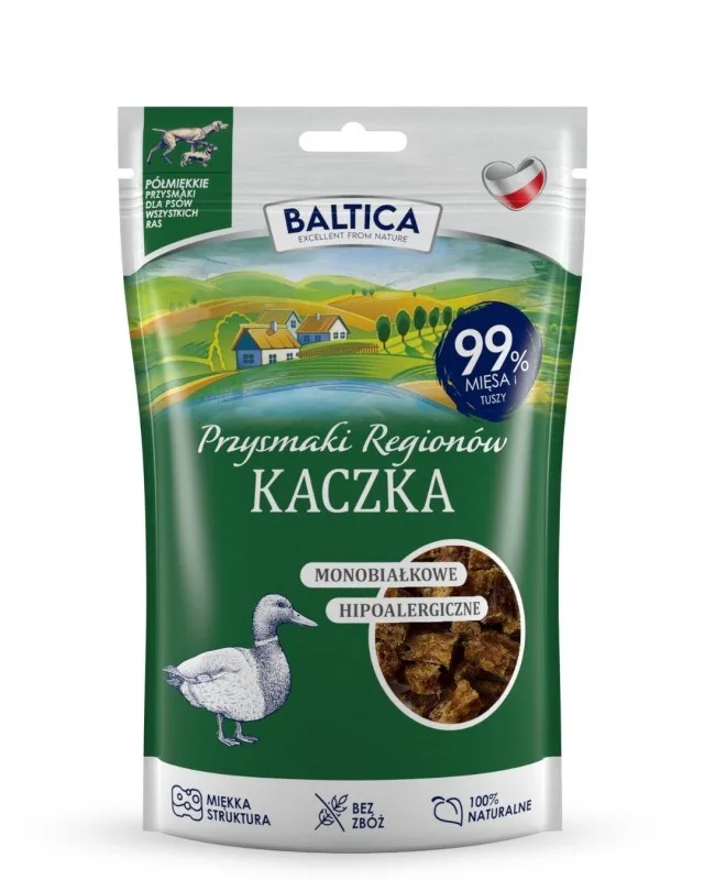 BALTICA Przysmaki RegionóW Monoprotein Duck - Dog Treat - 80g