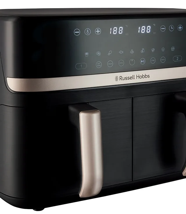 Russell Hobbs Air Fryer Dual 9 L Freestanding 2800 W Black