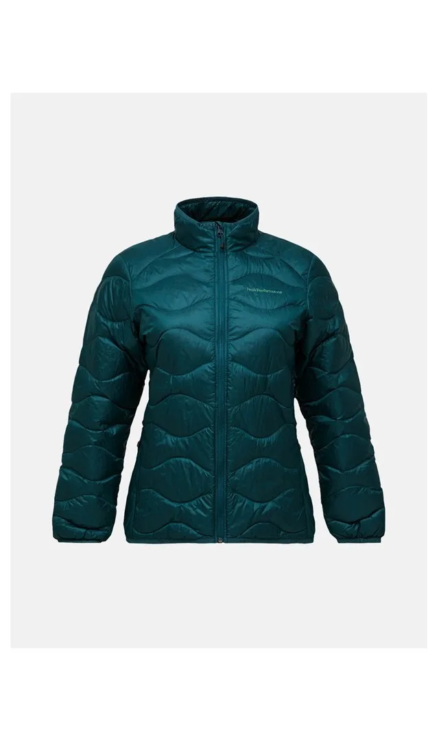 Kurtka Damska Puchowa PEAK PERFORMANCE W Helium Down Jacket Kolor Zielony - S