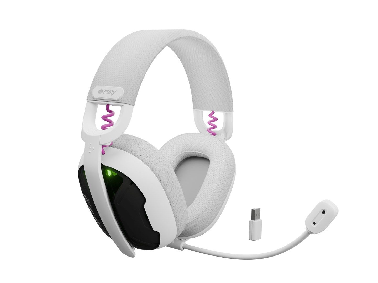 FURY FUKIYA F6 WIRELESS HEADPHONES WHITE