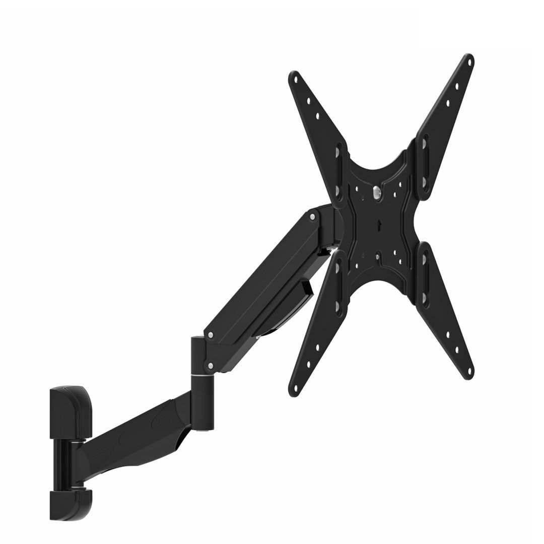 TV Or Monitor Holder Black Maclean MC-784 Gas Spring 32 55 22kg 2 Arms