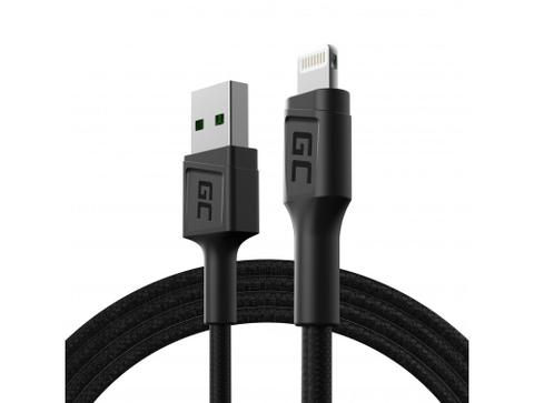 Greencell Powerstream Cable USB-A Micro USB Ultra Charge QC 2.4 120cm