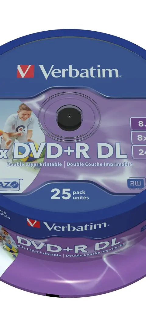 Verbatim 43667 blank DVD 8.5 GB DVD+R DL 25 pc(s)