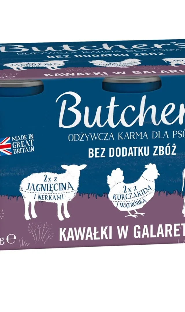 BUTCHER'S Original Mega Pack Mix Pieces In Jelly - Wet Dog Food - 6 X 400g