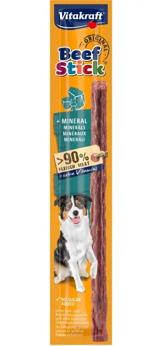 VITAKRAFT Beef Stick Original Plus Mineral - Dog Treat - 12g