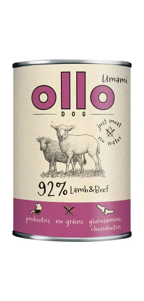 OLLO Umami Lamb And Beef - Wet Dog Food - 850g
