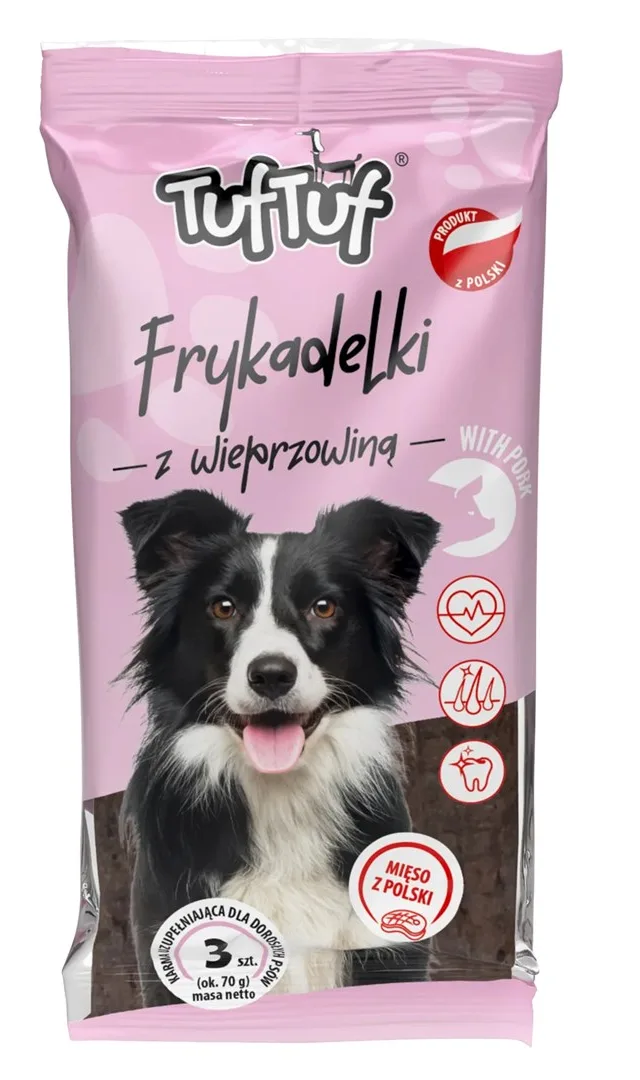 TUF TUF Meaty Sticks With Pork - Dog Treat - 70g