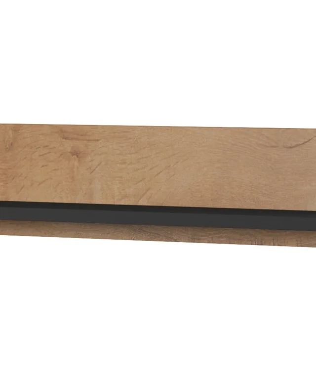 Cama Set Of Two Shelves 125cm SOHO Lefkas Oak/Black