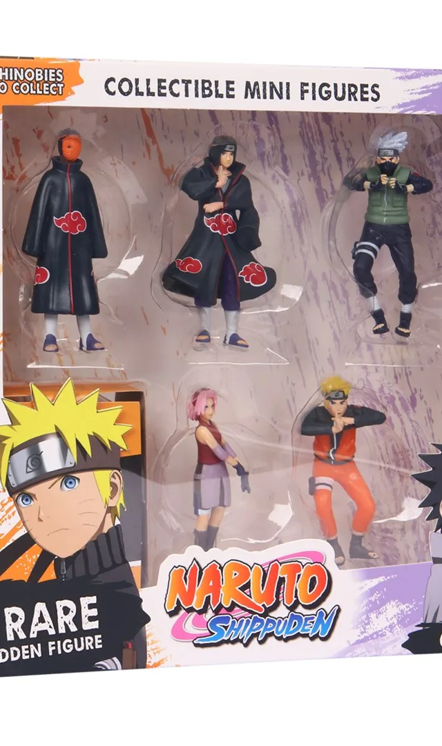NARUTO SHIPPUDEN FIGURES - 6 PACK DELUXE EDITION VER. A