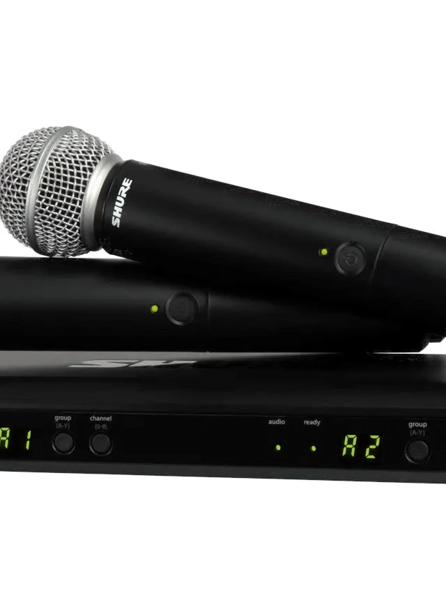 Shure BLX288E/SM58-H8E - Wireless System With Receiver And Two SM58 Microphones