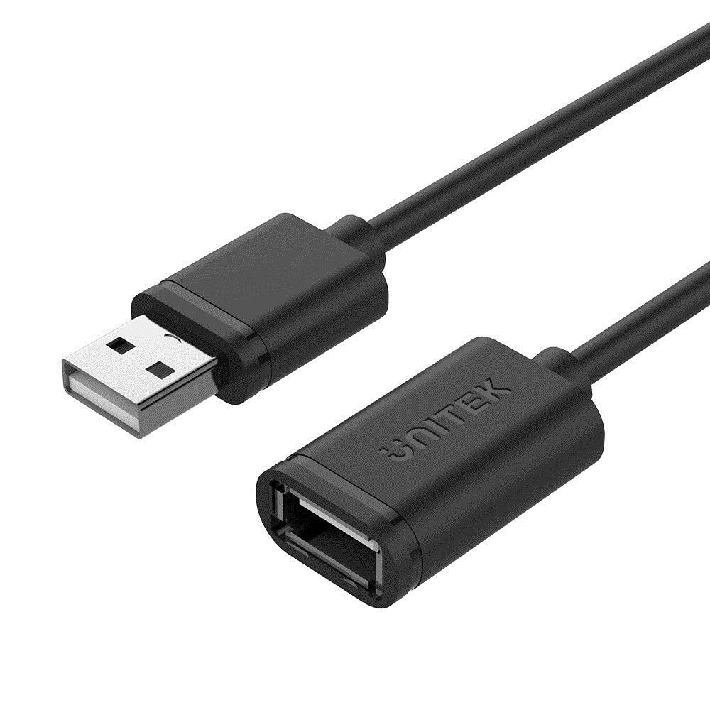 UNITEK Y-C417GBK USB cable USB 2.0 3 m USB A 0.48 Gbit/s Black