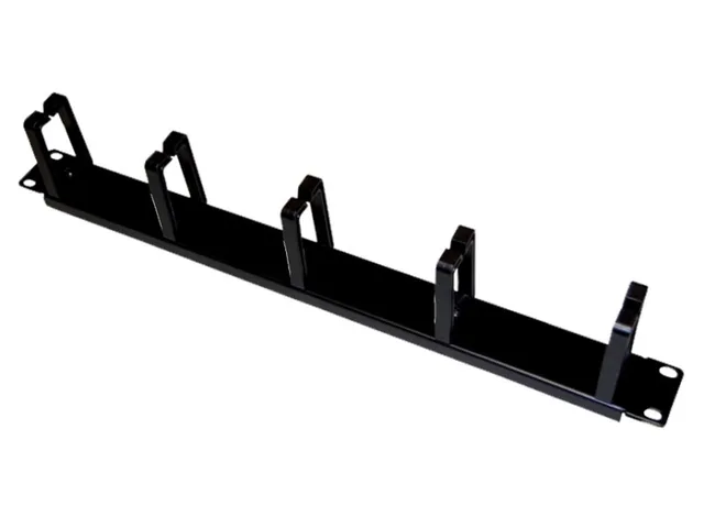 Alantec PK009 cable organizer Wall Cable holder Black 1 pc(s)