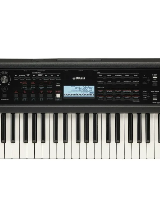 Yamaha PSR-E383 MIDI Keyboard 61 Keys USB Black